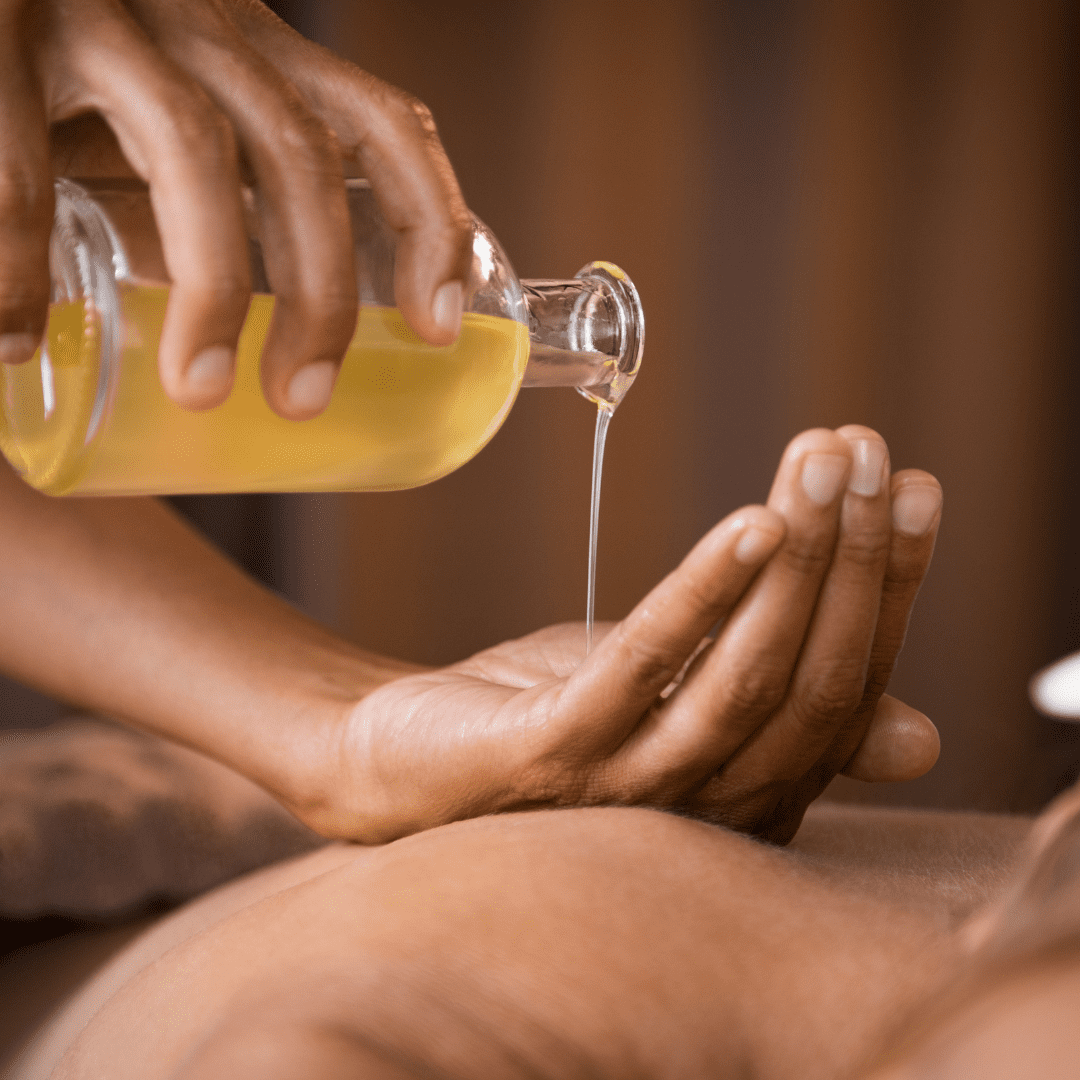 Massage aux huiles